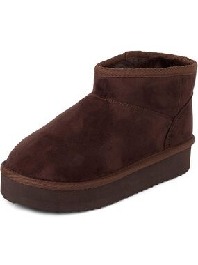The Children's Place Brown Faux-Suede Ankle Bootie